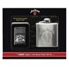 Zippo Jim Beam lighter and Flask - Gift Set