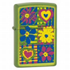 Zippo Hearts and Flowers Lurid Lighter