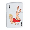Zippo Lady Ace Of Spade Card Matte White Review Lighter