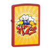 Zippo Aces and Triple 7 Red Matte Lighter